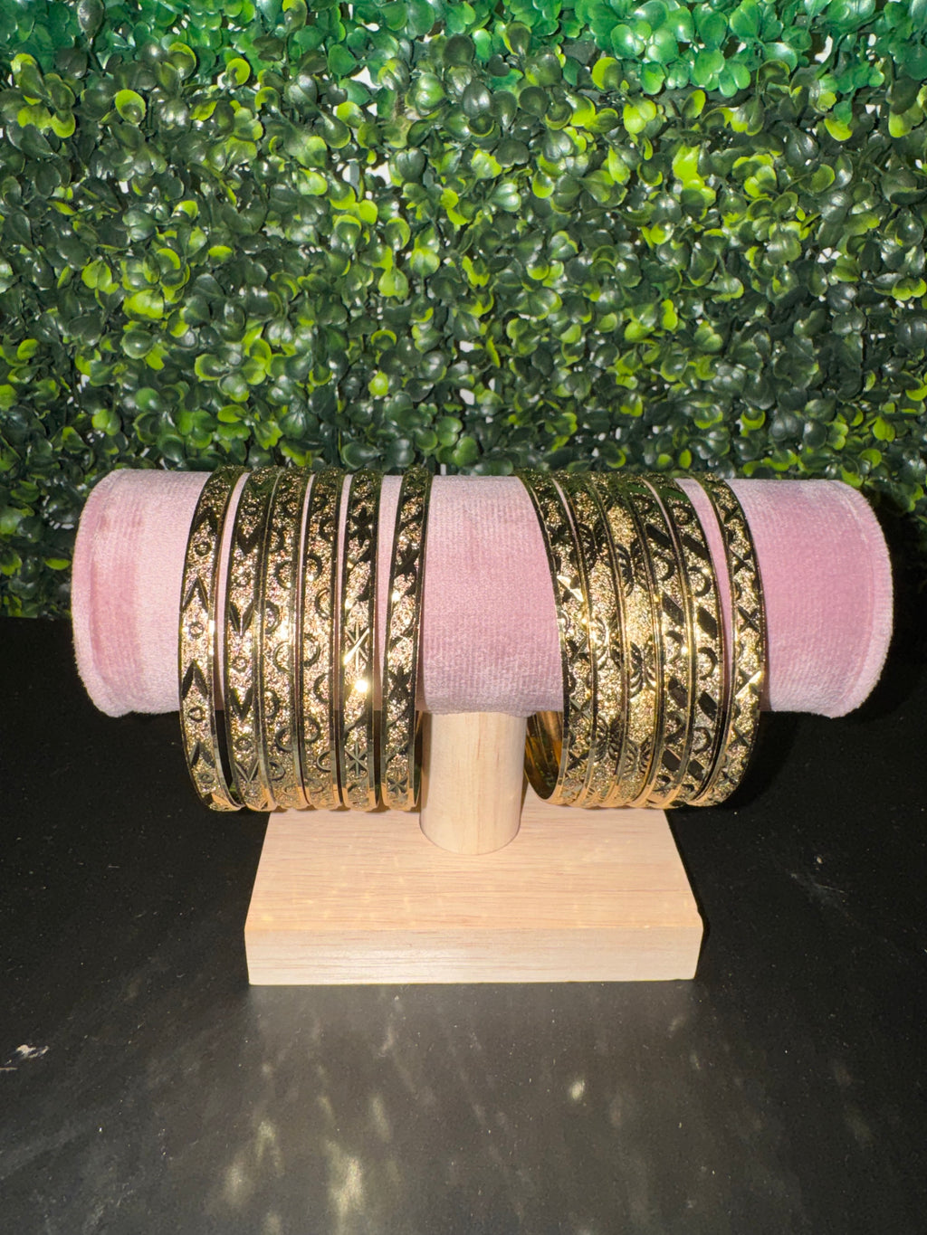 Gold Plated Bangles 4pc